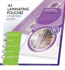 Lamineringslomme A3 125mic