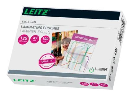 Leitz Lamineringslomme A7 125my (100)