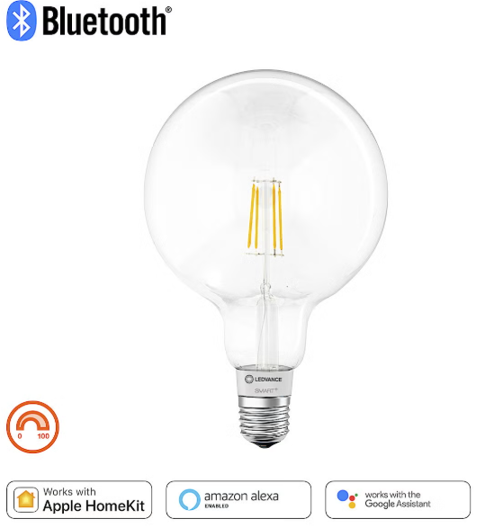 Ledvance Smart+ BT Filament Globe60 E27 Dimmable 2