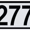 Husnummerplate 220x150mm