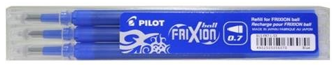 Pilot Refill geleroller Frixion blå (fp med 3 stk)