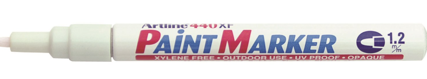 Artline Merkepenn 440XF Paint hvit