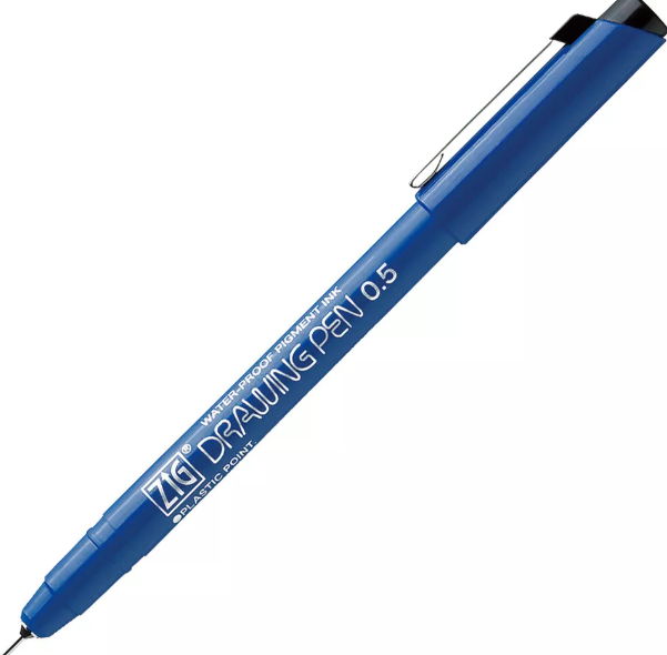 TEGNEPENN ZIG DRAWING PEN 0.5