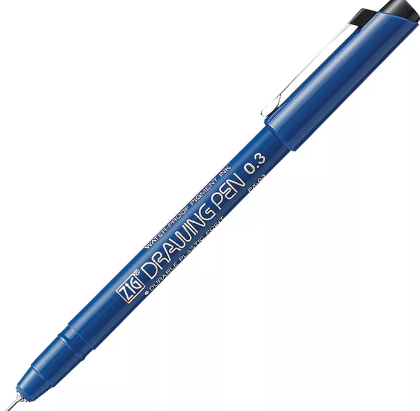 TEGNEPENN ZIG DRAWING PEN 0.3