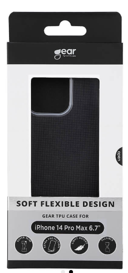 GEAR Backcover Transparent TPU iPhone 14 Pro Max