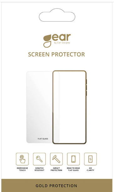 GEAR Glass Protector 2.5D GOLD iPhone 15 Pro Max