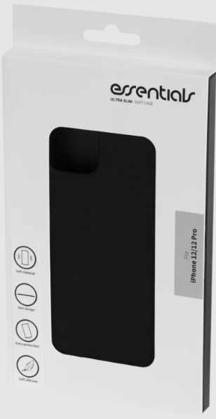 Essentials iPhone 12/12 Pro silicone sort
