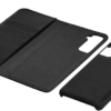 Essentials Samsung S21 PU-lommebok, avtakbar, 3 kort, Svart