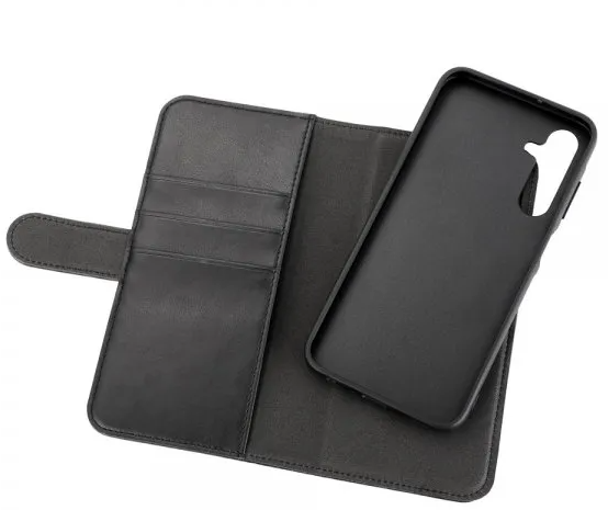 Essentials Samsung Galaxy A25 Etui 2-in-1 Vegan Leather Svart