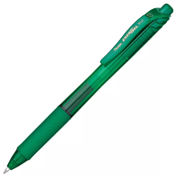 Pentel penn 07 grønn