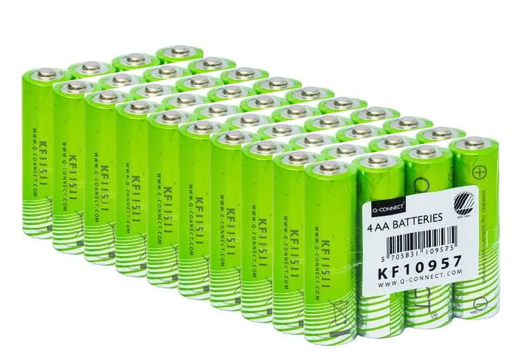 Batteri Q-Connect alkalisk LR06/AA 1.5V 40stk