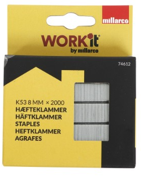 Millarco® stifter 8 mm K53 med 2 000 stk.