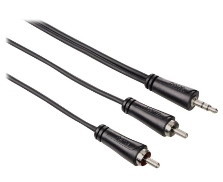 HAMA audiokabel 3,5mm-2xRCA 5m
