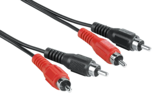 EXXTER Kabel 2xRCA-2xRCA 2,5m