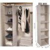 Oppbevaring BIGSO hengende 5 rom beige