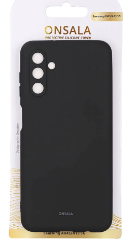ONSALA Mobildeksel Silikon Black - Samsung Galaxy A13 5G A13 4G A04s 4G