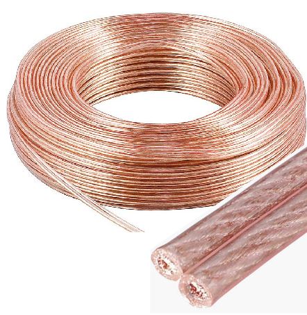 Høyttallerkabel 0,75mm2 25m