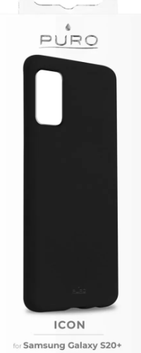 Puro Samsung Galaxy S20 Plus Deksel Icon Svart