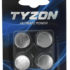 Tyzon CR2025 litiumbatterier, 4 stk