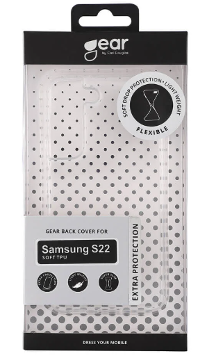 GEAR Mobiltelefondeksel TPU Gjennomsiktig - Samsung S22