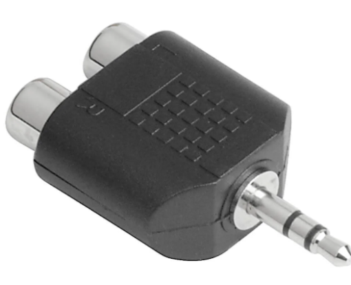 Adapter 3,5mm han,2xphono hun