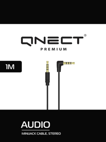 QNECT Audio minijack 1m