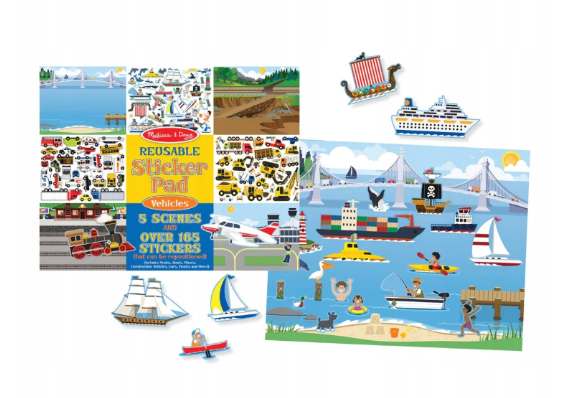 Kjøretøy m.m Gjenbrukbare klistremerker M&D Reusable Sticker Pad able Sticker Pad