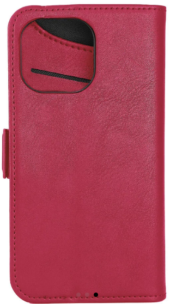 Mobildeksel med 3 kortspor, Magseries, mørkerød - iPhone 15 Pro Max