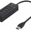 Deltaco USB A - USB A 4port HUB
