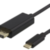 Deltaco USB C Displayport 2m