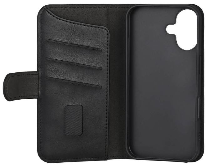 GEAR Classic 3 card Recycled MagSerie iPhone 16 Plus Black