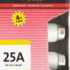 PROOVE sikring 25A (DII) 4pk