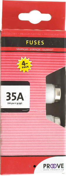 PROOVE Sikring 35A ( DII ) 4pk