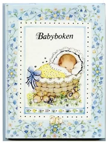 Babyboken blå