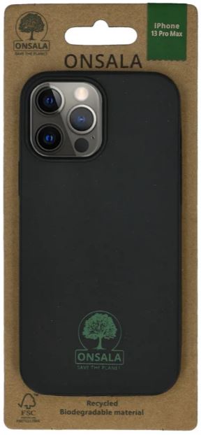 ONSALA ECO Mobildeksel Svart iPhone 13 Pro Max