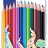 STAEDTLER Farget blyant sekskantet 12 ass farger