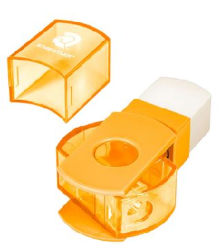 STAEDTLER Blyantspisser m/holder+viskelær