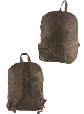 Grieg Ryggsekk sammenleggbar sort