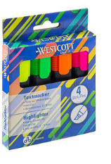 Textmarker Westcott ass. Farger