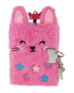 DAGBOK MINI M/PENN KANIN ROSA 10,8x8,5CM TINKA