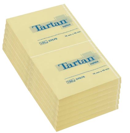 GULE LAPPER TARTAN 76X76 ( 12 )