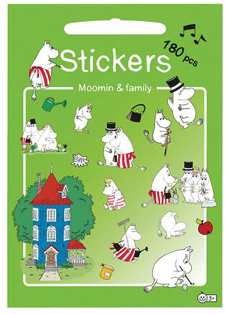 Klistremerke Mummi, Moomin Stickers Family w. 180 stickers