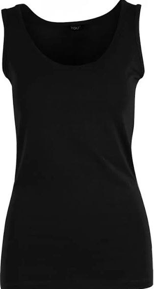 Regina Tank top Sort S