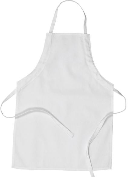 APRON Forkle hvit 43x61 cm