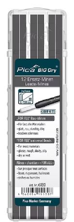 Pica BIG-Dry Refill-set Univ graphite