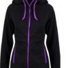 Madeline Fleecejakke Sort lilla M