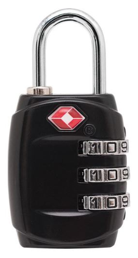 Hengelås kode 30mm TSA 3 siffer