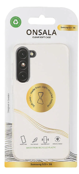 Mobildeksel Resirkulert TPU Transparent - Samsung Galaxy S23+ 5G