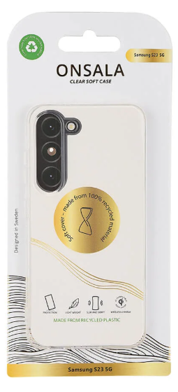 Mobildeksel Resirkulert TPU Transparent - Samsung Galaxy S23 5G