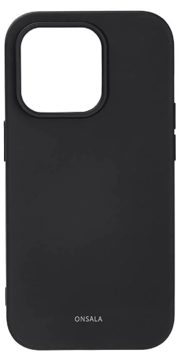 ONSALA Mobildeksel Silikon Black - iPhone 14 Pro